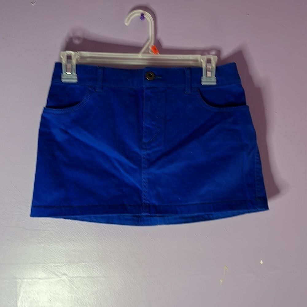 Abercrombie & Fitch Women’s Royal Blue Mini Skirt Size 16 Juniors Casual Chic